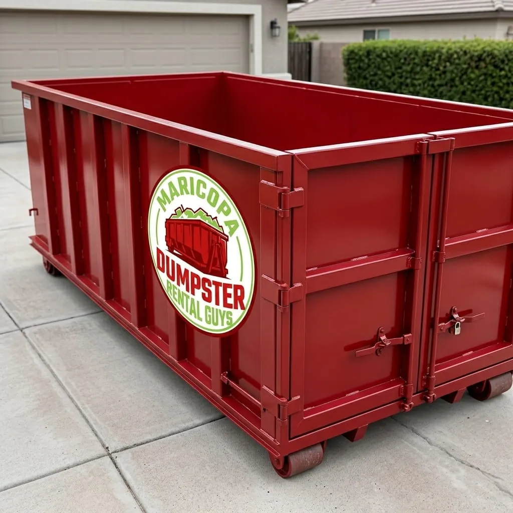 10, 15, 20 and 30 yard roll-off dumpsters available for rent in Maricopa, AZ